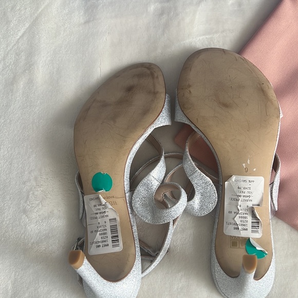 STUART WEITZMAN
Mariposa Glitter Leather Sandals - Picture 5 of 5